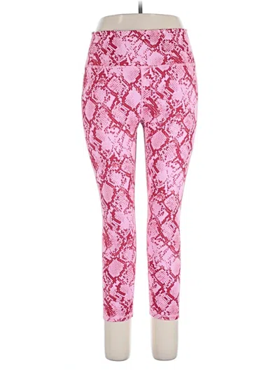 Pre-owned Fabletics Leggings In Pink
