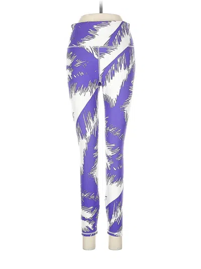 Pre-owned Fabletics Leggings In Purple