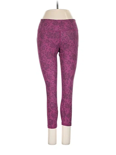 Pre-owned Fabletics Leggings In Purple