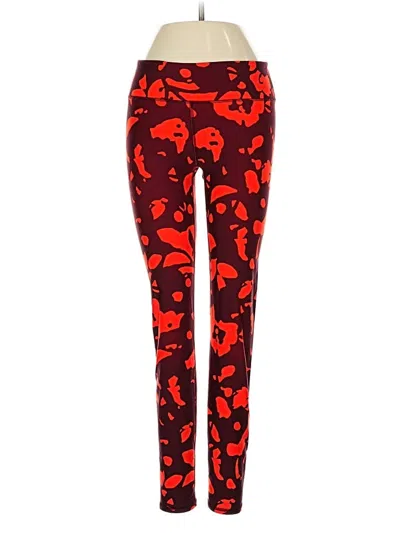 Pre-owned Fabletics Leggings In Red