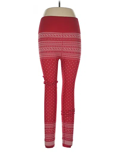 Pre-owned Fabletics Leggings In Red