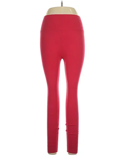 Pre-owned Fabletics Leggings In Red