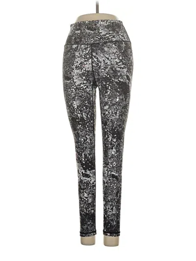 Pre-owned Fabletics Leggings In Silver