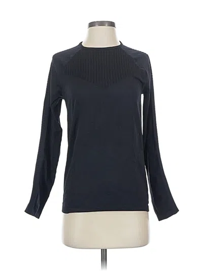 Pre-owned Fabletics Long Sleeve T-shirt In Blue