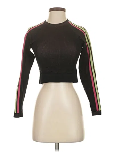 Pre-owned Fabletics Long Sleeve Top Black Turtleneck Tops