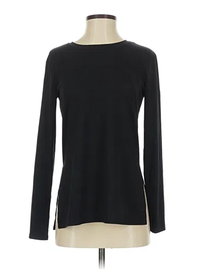 Pre-owned Fabletics Long Sleeve T-shirt In Black