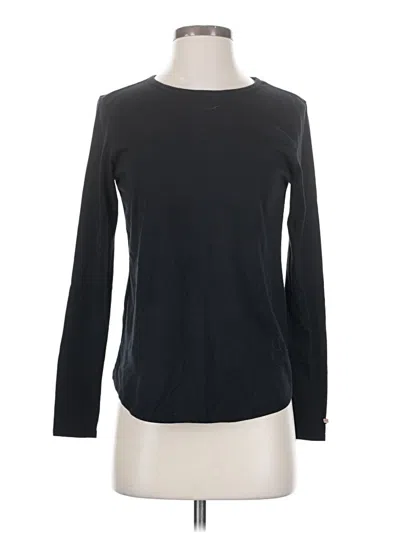 Pre-owned Fabletics Long Sleeve T-shirt In Black