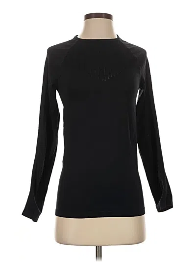 Pre-owned Fabletics Long Sleeve T-shirt In Black