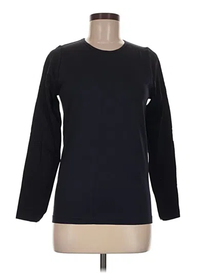 Pre-owned Fabletics Long Sleeve T-shirt In Black