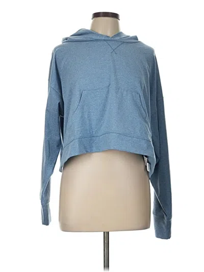 Pre-owned Fabletics Long Sleeve T-shirt In Blue