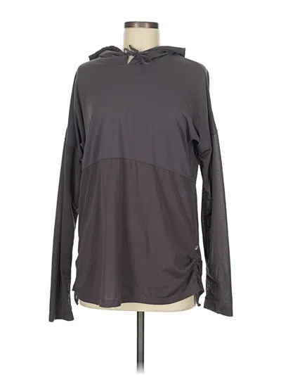 Pre-owned Fabletics Long Sleeve T-shirt In Gray