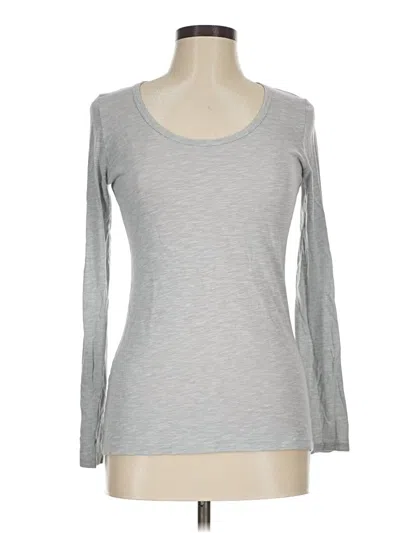 Pre-owned Fabletics Long Sleeve T-shirt In Gray