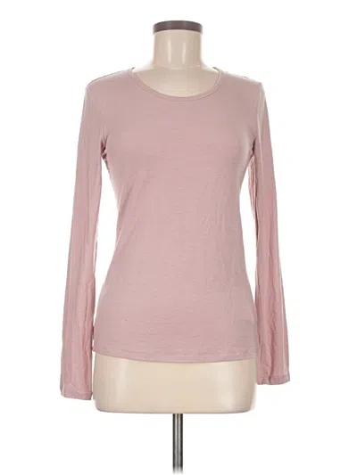 Pre-owned Fabletics Long Sleeve T-shirt In Pink