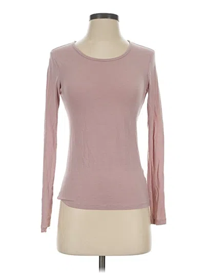 Pre-owned Fabletics Long Sleeve T-shirt In Pink