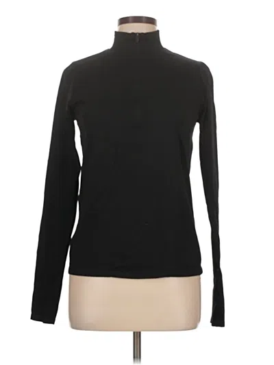 Pre-owned Fabletics Long Sleeve Turtleneck In Black