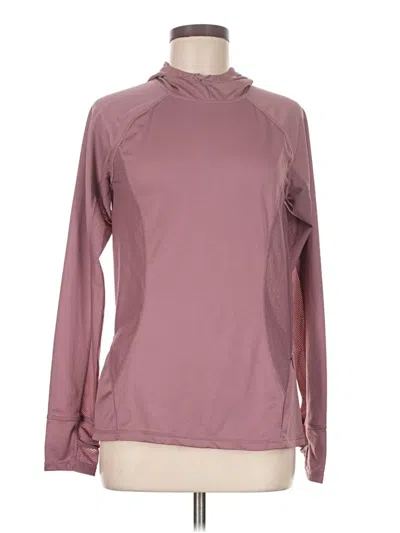 Pre-owned Fabletics Long Sleeve Turtleneck In Burgundy