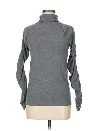 Pre-owned Fabletics Long Sleeve Turtleneck In Gray