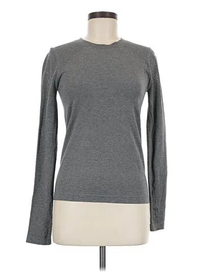 Pre-owned Fabletics Long Sleeve Turtleneck In Gray