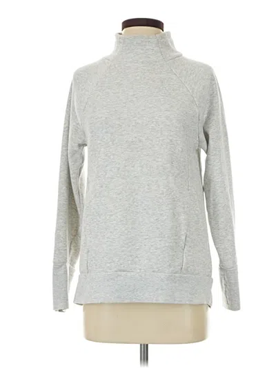 Pre-owned Fabletics Long Sleeve Turtleneck In Gray