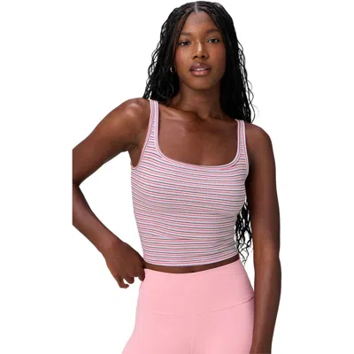 Fabletics Modal Rib Cropped Tank In Pink