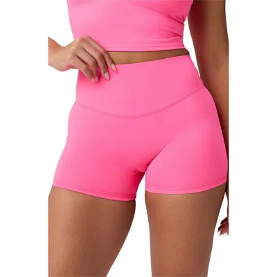 Fabletics No-seam Pureluxe Tlc Short 4" In Pink