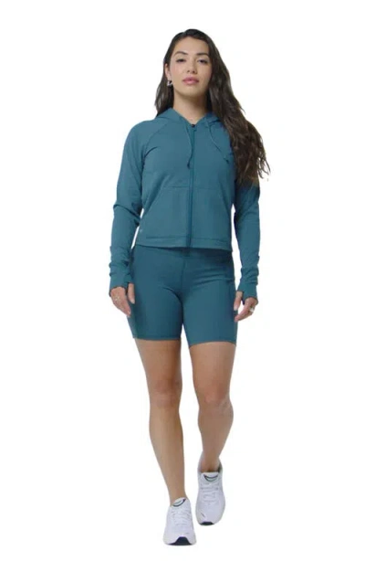 Fabletics Oasis Pureluxe High-waisted 6'' Short In Green