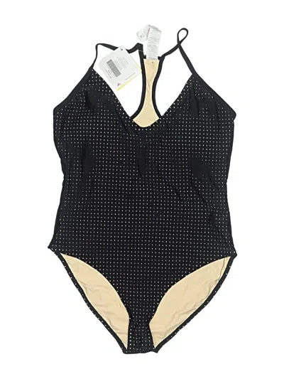 Pre-owned Fabletics One Piece Swimsuit In Black