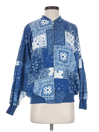 Pre-owned Fabletics Poncho In Blue