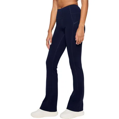 Fabletics Ponteflex Kick Flare Scrub Legging In Blue