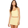 Fabletics Principal Built-in Bra Tank In Yellow