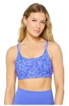 Fabletics Principal Low Impact Bra In Blue
