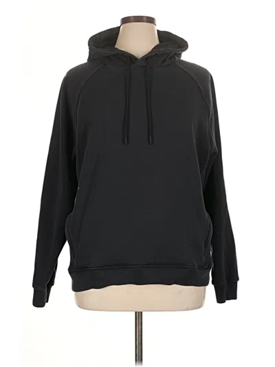 Pre-owned Fabletics Pullover Hoodie In Black