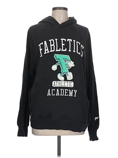 Pre-owned Fabletics Pullover Hoodie In Black