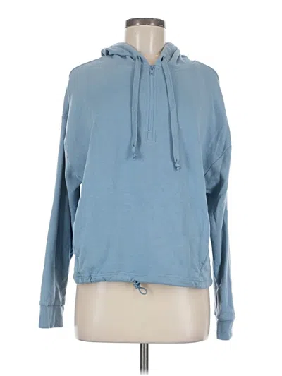 Pre-owned Fabletics Pullover Hoodie In Blue