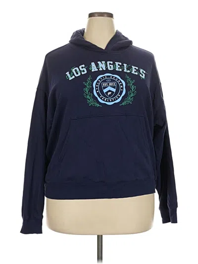 Pre-owned Fabletics Pullover Hoodie In Blue