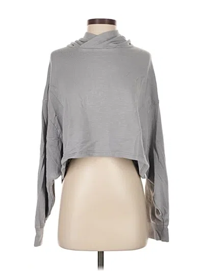 Pre-owned Fabletics Pullover Hoodie In Gray