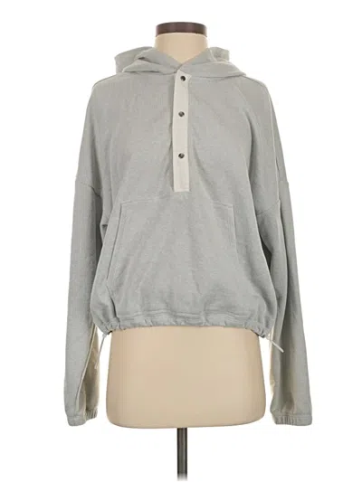 Pre-owned Fabletics Pullover Hoodie In Gray