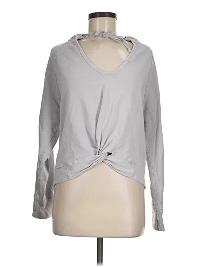 Pre-owned Fabletics Pullover Hoodie In Gray