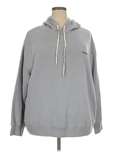 Pre-owned Fabletics Pullover Hoodie In Gray