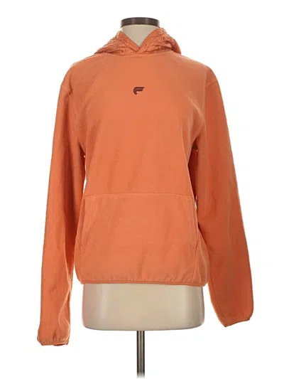 Pre-owned Fabletics Pullover Hoodie In Orange