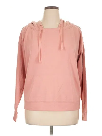 Pre-owned Fabletics Pullover Hoodie In Pink