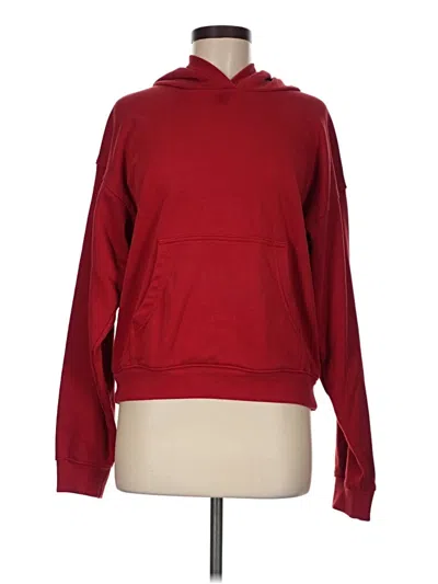 Pre-owned Fabletics Pullover Hoodie In Red