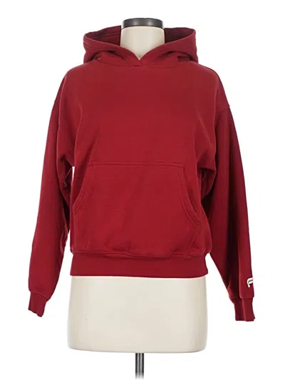 Pre-owned Fabletics Pullover Hoodie In Red