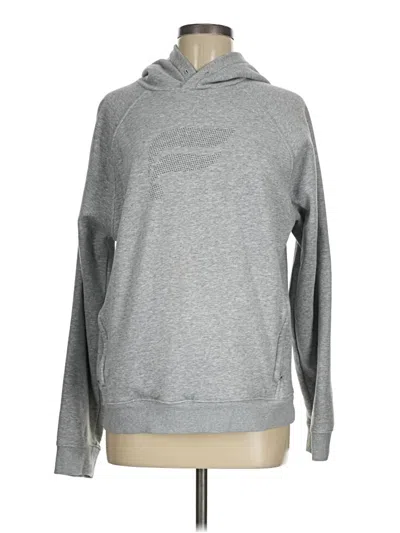 Pre-owned Fabletics Pullover Hoodie In Silver