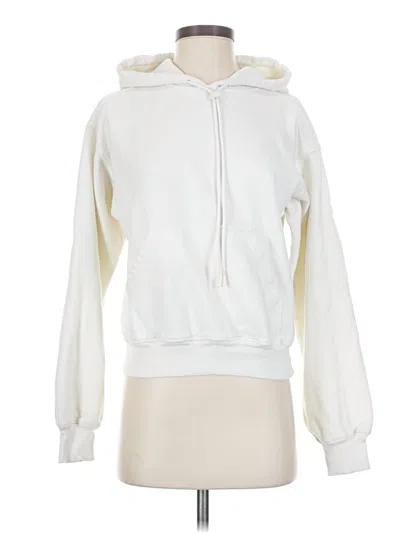 Pre-owned Fabletics Pullover Hoodie In White