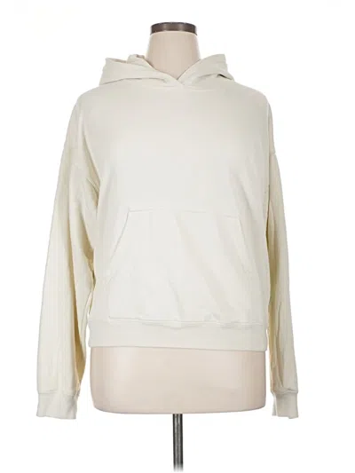 Pre-owned Fabletics Pullover Hoodie In White