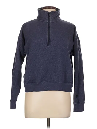 Pre-owned Fabletics Pullover Sweater In Blue