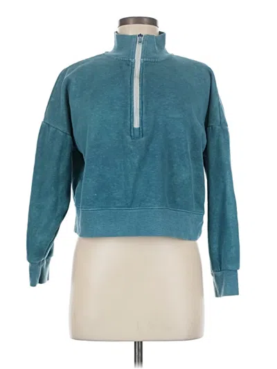 Pre-owned Fabletics Pullover Sweater In Blue