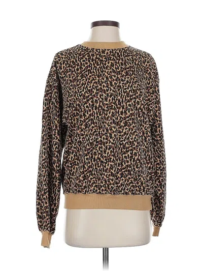 Pre-owned Fabletics Pullover Sweater In Brown