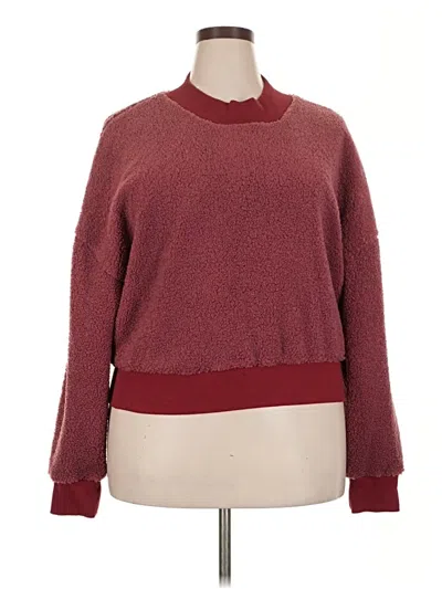 Fabletics Pullover Sweater In Burgundy